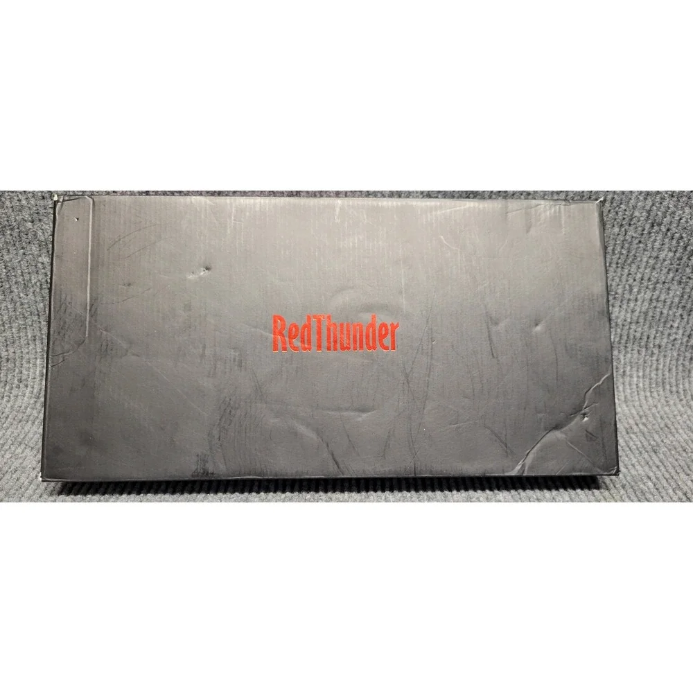 RedThunder K10 Wireless Backlit Gaming Keyboard White RGB 2.4G no mouse & dongle